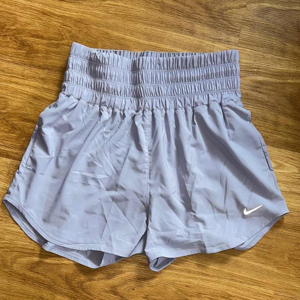 Nike Women's Athletic Shorts in Light Gray